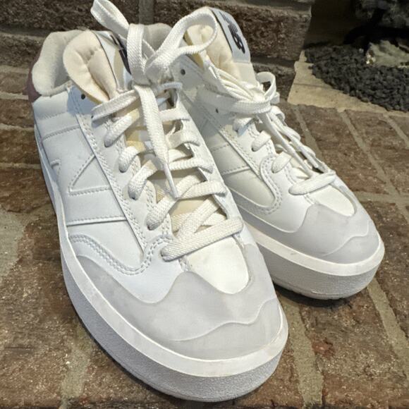 New Balance CT302 Mens Size 8.5 White Platform Shoes Sneakers Womens 10 - Picture 9 of 16